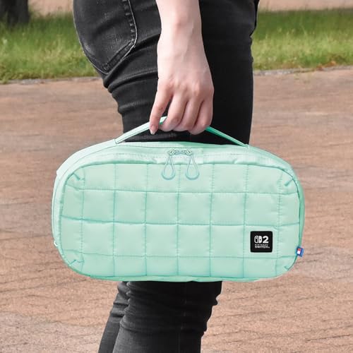Funda Acolchada Protectora Color Menta Cozy para Guardar Consola HORI 3