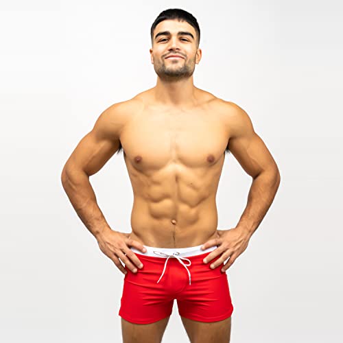 Taddlee Men Swimwear Swimming Boxer Briefs Bikini Pockets Solid Swimsuits Trunks2