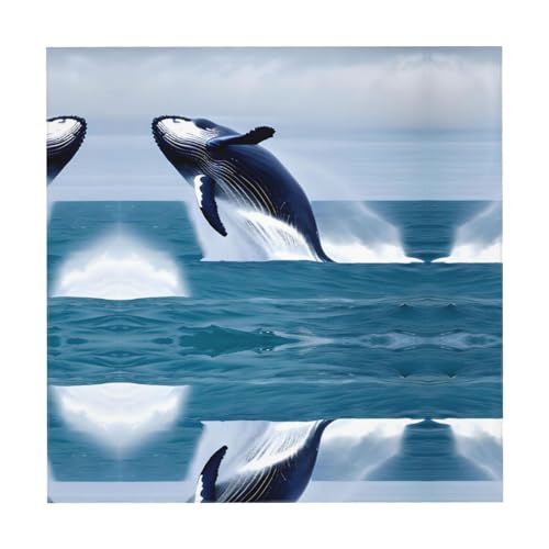 Nappe carrée protège table contre taches rayures DLXW 137 cm polyester