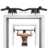 ONETWOFIT Doorway Pull up Bar and Wall Mounted Pull Up Bar Bundle