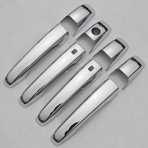Garniture de poignée chromée Dodge JCUV protection adhésive et trou de serrure