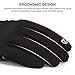 KKmoon Guantes Invierno Guantes Moto Hombre y Mujer con Pantalla Táctil Diseño...