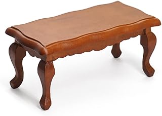 Odoria 1/12 Miniature Coffee Table Dollhouse Furniture Accessories, Brown
