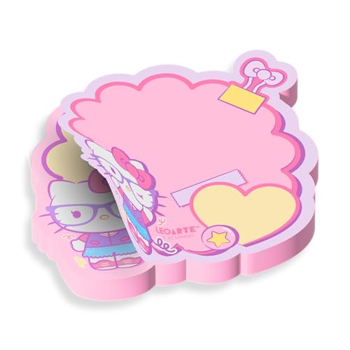 Bloco Adesivo Hello Kitty - Blister C/ 1 Bloco C/Formato 20f Leoarte