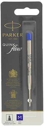 パーカー ボールペン 油性 替芯 M クインク ブルー 1950371 3本セット 正規輸入品