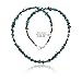 $200Tag Silver Certified Navajo Native American Natural Turquoise Necklace 16072 Made by Loma Siiva