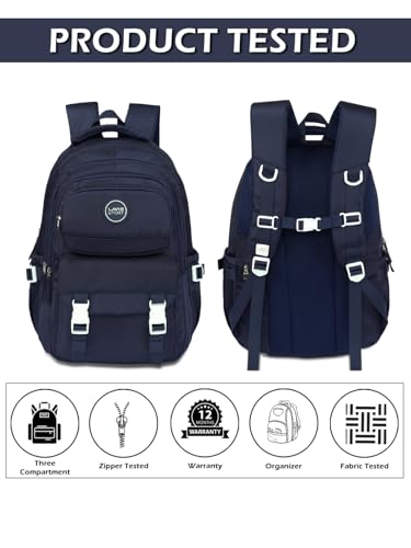 Image of Lavie Sport Horizon Laptop Backpack | 36 Liters | Fits Upto 16 Inch | Laptop Compatiable | Rain Cover | Gift for Boys & Girls