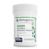 Metagenics UltraFlora BiomePro Probiotic Supplement - 105 Billion CFU Multistrain Formula with Lactobacillus Acidophilus - Shelf-Stable for Digestive Health, Gut Flora & Immune Support* - 30 Capsules