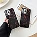 Sayoaho Compatible with iPhone 13 Pro Max Case, Chic Amber Tortoise Shell Brown Print Leopard, Soft TPU and Hard Back Shockproof Phone Case for iPhone 13 Pro Max 6.7 inch, Color B