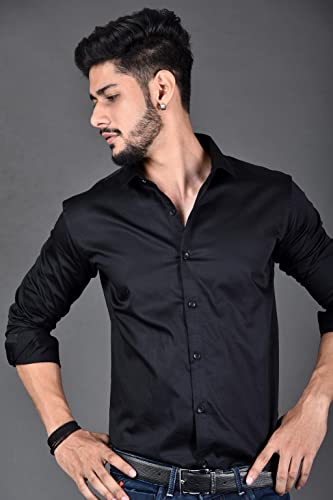Image of BE ACTIVE Men's Solid Regular Fit Shirt
