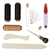 Produktbild 15 Stück Buchbinder Set Starter Werkzeuge Set Bone-Folder Papier Creaser, Gewachstes Gewinde, Ahle, Großes Auge Nadeln für DIY Buchbinden Handwerk und Nähzubehör