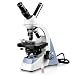Vision Scientific VMU0005-T Dual View Microscope, 10x WF Eyepiece, 40xâ€”1000x Magnification, LED Illumination, Coaxial Coarse & Fine Focus, 3D Mechanical Stage, 1.25 NA Abbe Condenser