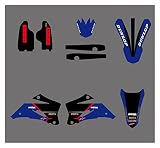 Motorrad Tank Aufkleber Motorrad Hintergrund Grafik Aufkleber Aufkleber Kit Für Ya-ma-ha WR250F 2007-2013 WR450F 2007 2008 2009 2010 2011 (Color : Customize Sticker)
