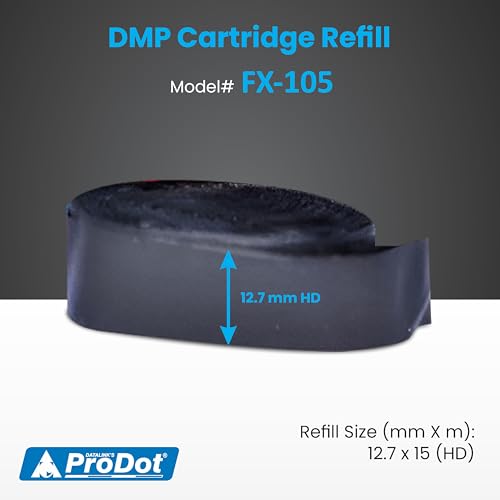 ProDot FX-105 (12.7 x 15 Mtr) Ribbon for Dot Matrix Printer Cartridge (Pack of 08) - Image 2