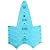 CLPA 2.5" Coping Wing - A Clear Polycarbonate All in one wrap Around Pipe Notching and Coping Template for Marking 2.5 inch (ID) Pipe at Angles of 22.5, 30, 45, 60, 67.5 and 90 (cope) Degrees.