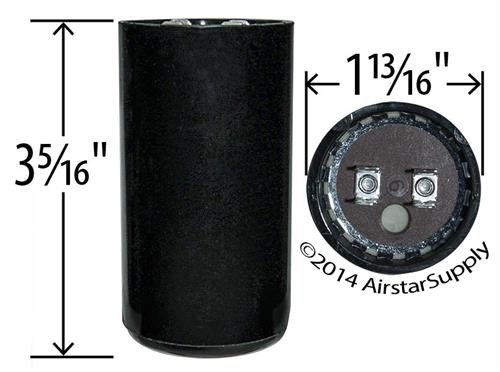 88-106 Uf X 220/250 Vac - Well Pump Motor Start Capacitor - Bmi Replacement # 092A088B250Bd4A - Made In The Usa #TOP2