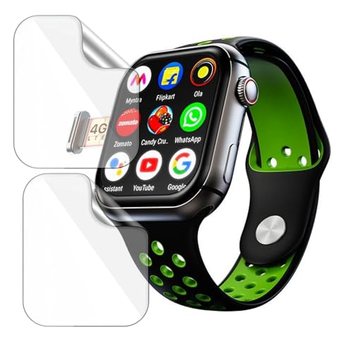 Image of 2 Pack| Smartwatch Screen Protector for Fire Boltt Dream |2.02 inch| | Flexible TPU Film, 9H Scratch Resistant, Bubble Free Installation - Not Tempered Glass