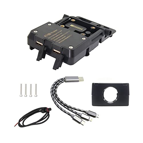 Support téléphone moto BMW F800GS anti vibration avec chargeur USB