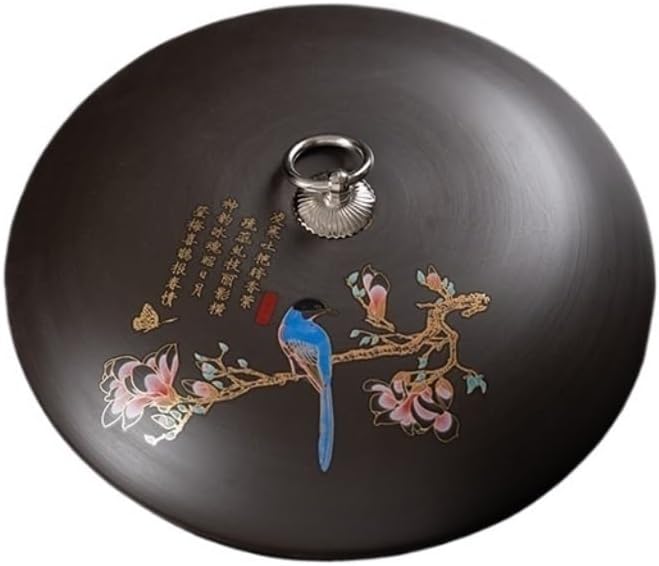 SONGCHAO Sugar Jar Tea Cake Jar, Purple Sand Tea Jar, Large Pu'er Tea Storage Jar, Sealed Jar, Ceramic Awakening Tea Box, Storage Tea Jar Tea Canister (Color : D)