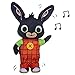 Bing Statues Musicales en Peluche Dansant, 539 3582, Rouge, 14 x 9 x 30
