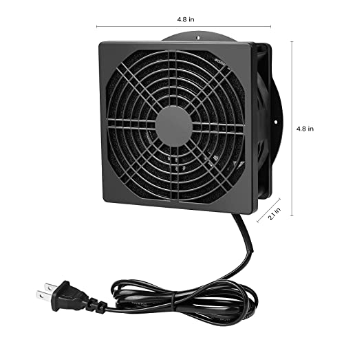 Comgrow Solder Smoker Absorber Remover Fan, Fume Extractor Smoke Prevention, 3-6W,100-240V,3000 RPM, Compatible with Laser Engraver Enclosure