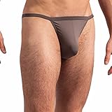Elastischer Komfortbund Olaf Benz Herren Tanga RED2209 Riotanga - Coffee - Größe XL