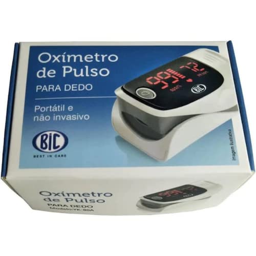 BIC Oximetro Pulso Portátil (Tipo Dedo) Yk-80A Cinza Bic