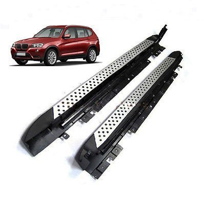 Marchepieds pour BMW X3 F25 2011-2017 en aluminium style OE