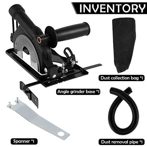 Upgraded Angle Grinder Stand, Adjustable Hand Angle Grinder Converter To Cutter Bracket, Professional Cutting Machine Woodworking Table Tool For 100-125 Angle Grinder #TOP6