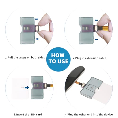 Adaptador extensor tarjeta SIM y cable de prueba para router inalámbrico CPE 2