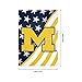 FOCO Michigan Wolverines NCAA Americana Vertical Flag
