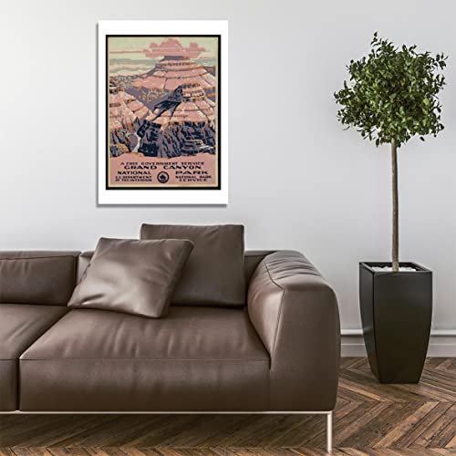 Poster Grand Canyon de voyage de qualité supérieure grand format satiné - 5