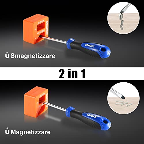 44-Piece Screwdriver Set, Magnetic Screwdriver Kit With Plastic Racking, Precision Screwdrivers For Home Repair, Improvement, Diy Craft, Men Tools Gift, Sorako Screw Driver Set #TOP3