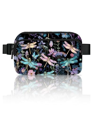 Image of Dragonfly Fanny Pack for Women Belt Bag Fashion Everywhere Waist Pouch Lightweight Crossbody Bags with Adjustable Strap
