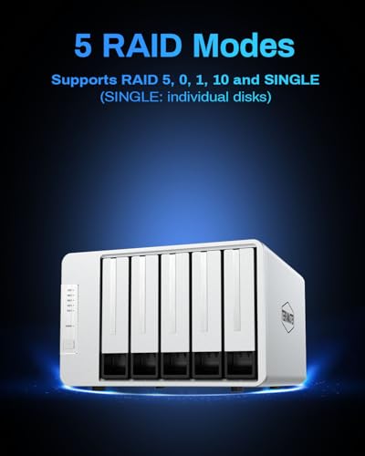 Boîtier de disque dur D5-310 TERRAMASTER 5 baies USB-C avec Raid matériel