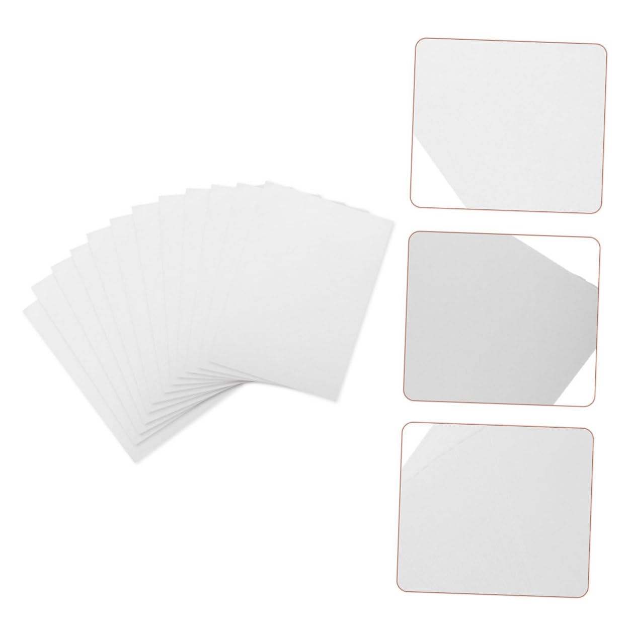 Aquarellpapier 100 Blatt Weiß Dickes Maler Kunstpapier | Kaltpresspapier 160g, 8k Format, für Wasserfarben und Zeichnungen, 2 Packungen