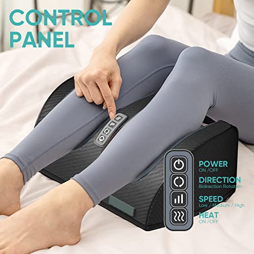 Xiaotong Foot Massager Machine Shiatsu Foot And Calf Massager With Heat, Deep Rolling Massage For Plantar Fasciitis Relief, Electric Foot Massager Promotes Blood Circulation, Gifts For Women & Men #TOP1