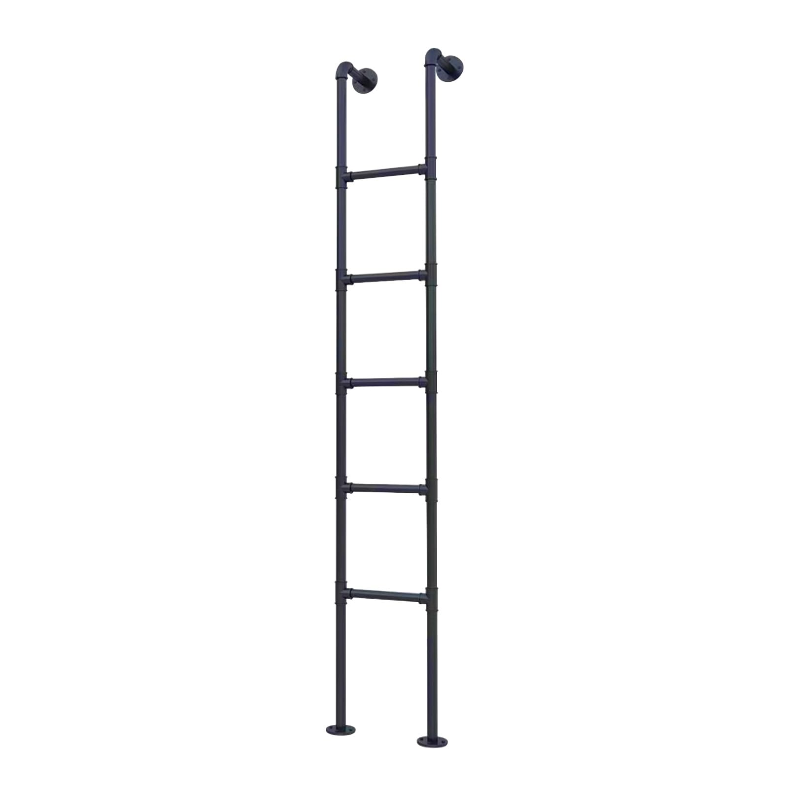 Échelle de lit pour camping-car et van aménagé, structure noire compacte réglable
