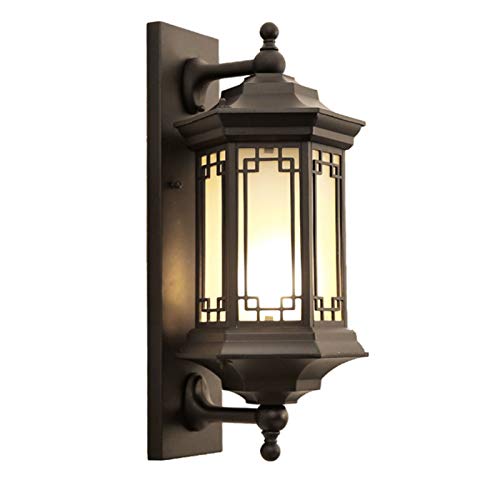 Applique extérieure étanche luminaire noir pour balcon et terrasse