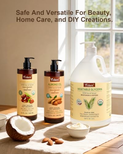 Image of Organic Glycerin Vegetable Glycerine 1 Gallon Liquid Vegetal USDA Certified
