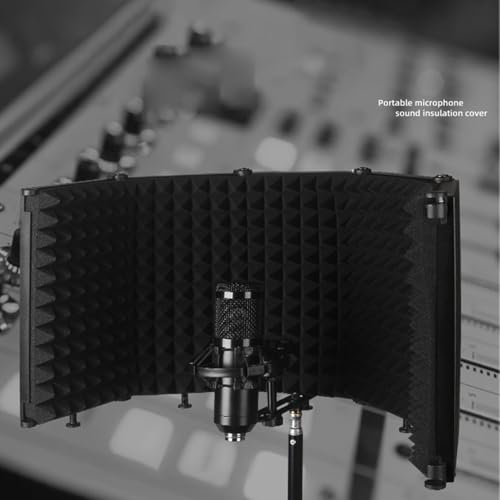 Bouclier de microphone de studio pour enregistrer sans écho à la maison - 4