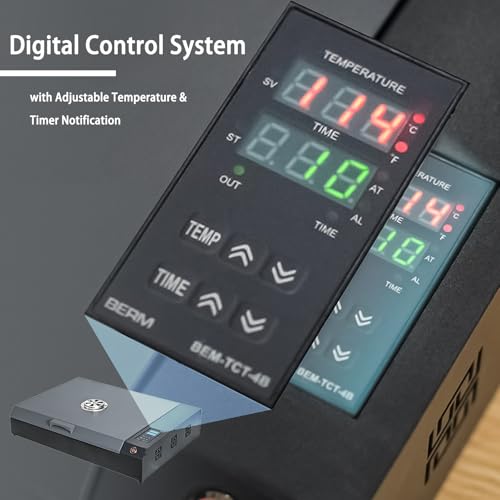 Horno de transferencia DTF 40x32cm con control digital miniatura 6