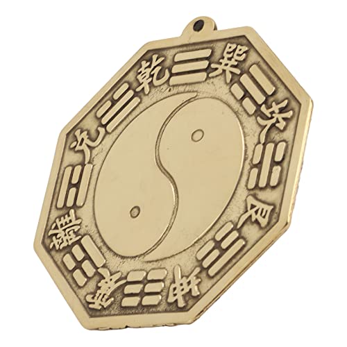 WNUV Miroir Bagua, Feng Shui Cadeaux Matériel en Laiton pour Automobile pour La Maison pour L'extérieur, default Cover