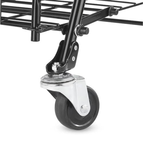 Chariot utilitaire réglable en acier robuste, chariot multifonction durable - 3