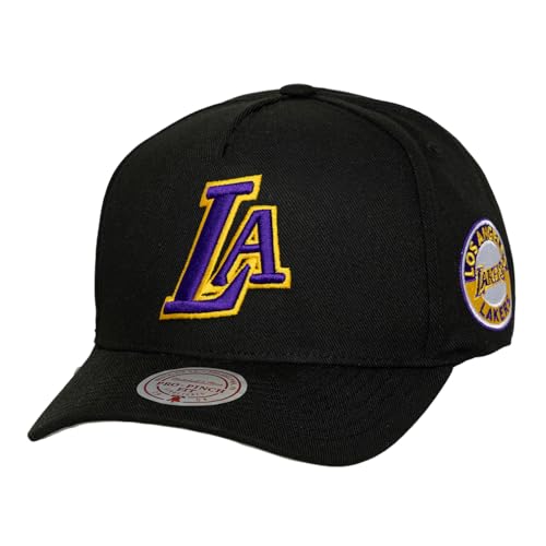 Mitchell & Ness NBA Double Clutch Pro Snapback Cap Los Angeles Lakers Black