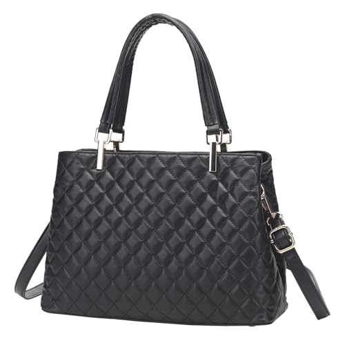 Image of Women's Purses Medium Top Handle Shoulder Hobo Tote Leather Handbag