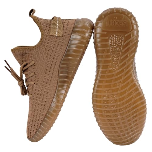 Image of Glemia Knitted Athletic Sneakers, Breathable Mesh Upper, Lightweight Athleisure Knitted Active Wear Slip-On Sneaker Shoes for Sports, Athletics, and Walking Shoes (Multicoloured)
