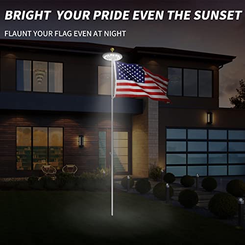 Hoople FLAG POLE LIGHT SOLAR POWERED Solar Flag Pole Light thumb #6