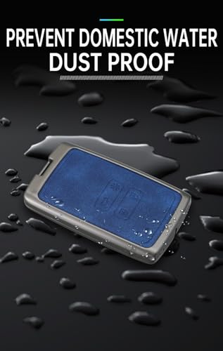 Funda para llave Dacia Duster 3 y Sandero metálica azul para regalo 7