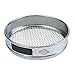 20cm Chrome-Plated Stainless Steel Sieve, 304 Mesh Sample Inspection Sieve for Laboratory, Pharmaceutical, and Industrial Powder Sorting, 4-600 Mesh(4 mesh)